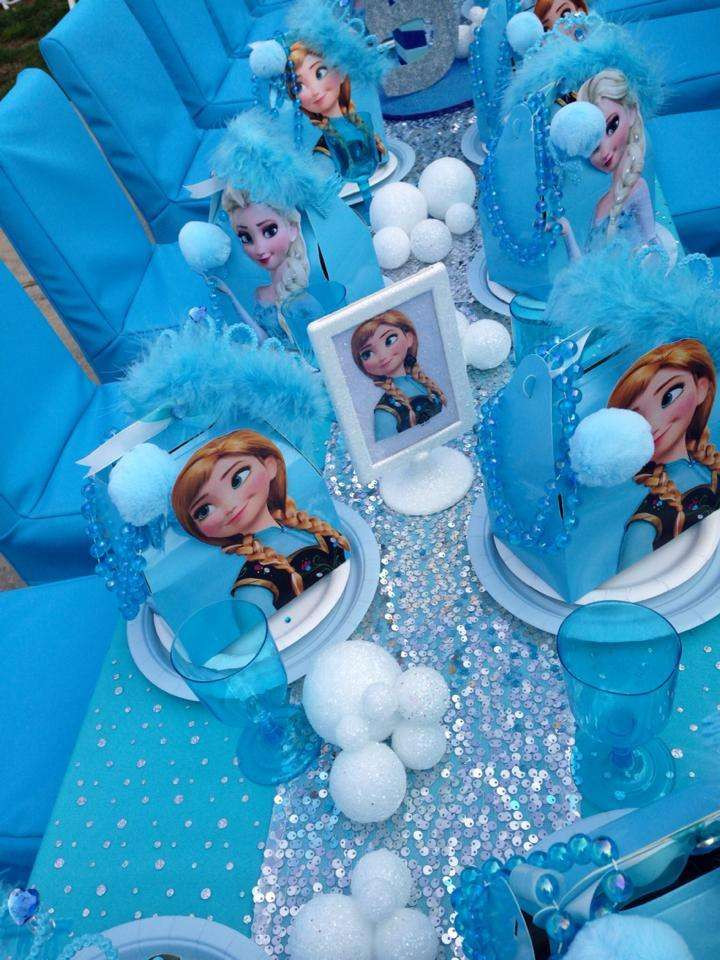 Frozen Birthday Decorations Ideas
 Disney Frozen Birthday Party Ideas 1 of 27