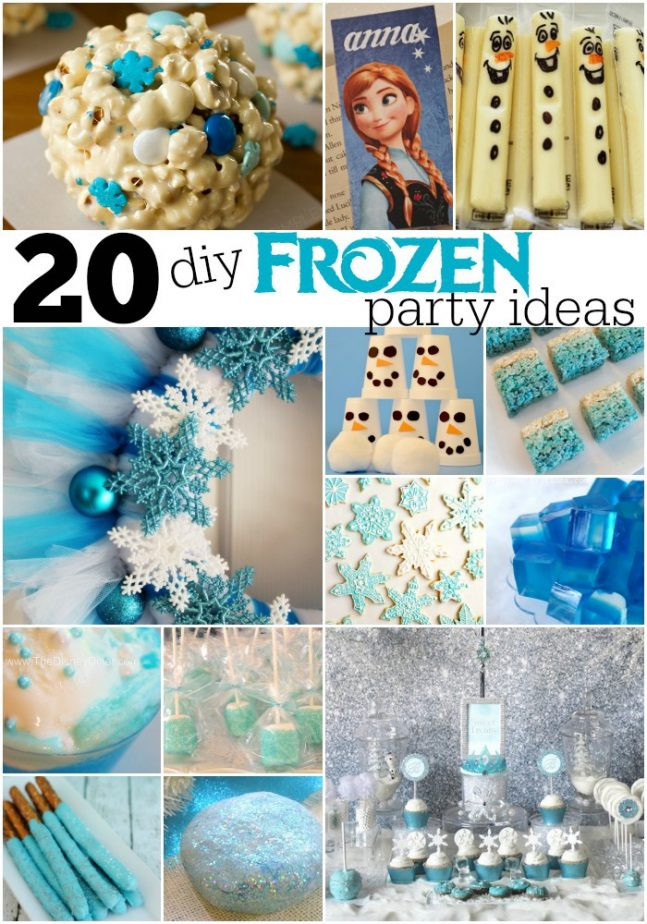 Frozen Birthday Party Ideas Homemade
 20 DIY Frozen Party Ideas