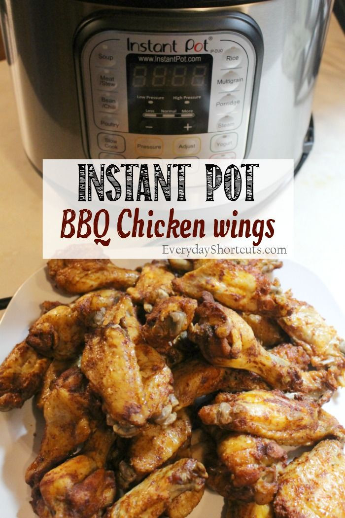 Frozen Chicken Wings In Pressure Cooker Recipe
 Instant Pot BBQ Chicken Wings Chicken wings
