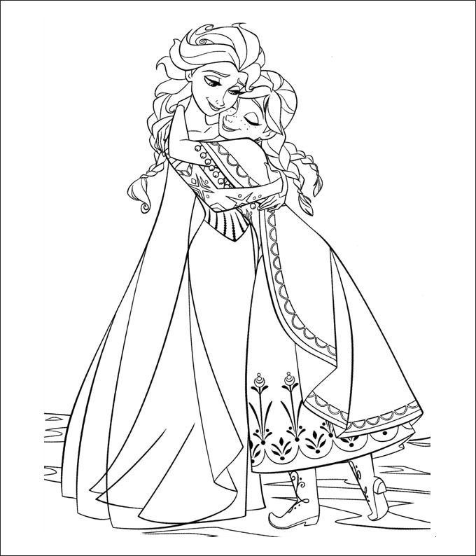 Frozen Coloring Pages For Kids
 28 Frozen Coloring Page Templates Free PNG Format