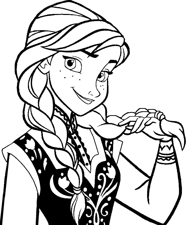 Frozen Coloring Pages For Toddlers
 Free Printable Frozen Coloring Pages for Kids Best