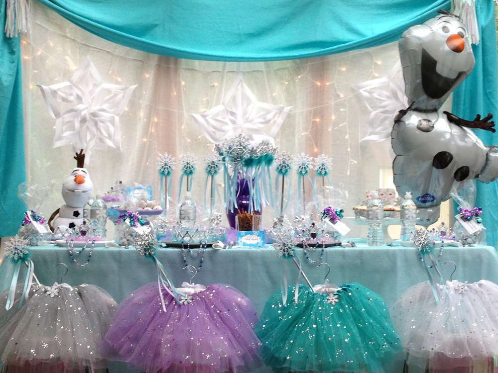 Frozen Decorations For Birthday Party
 Southern Blue Celebrations Frozen Party Ideas