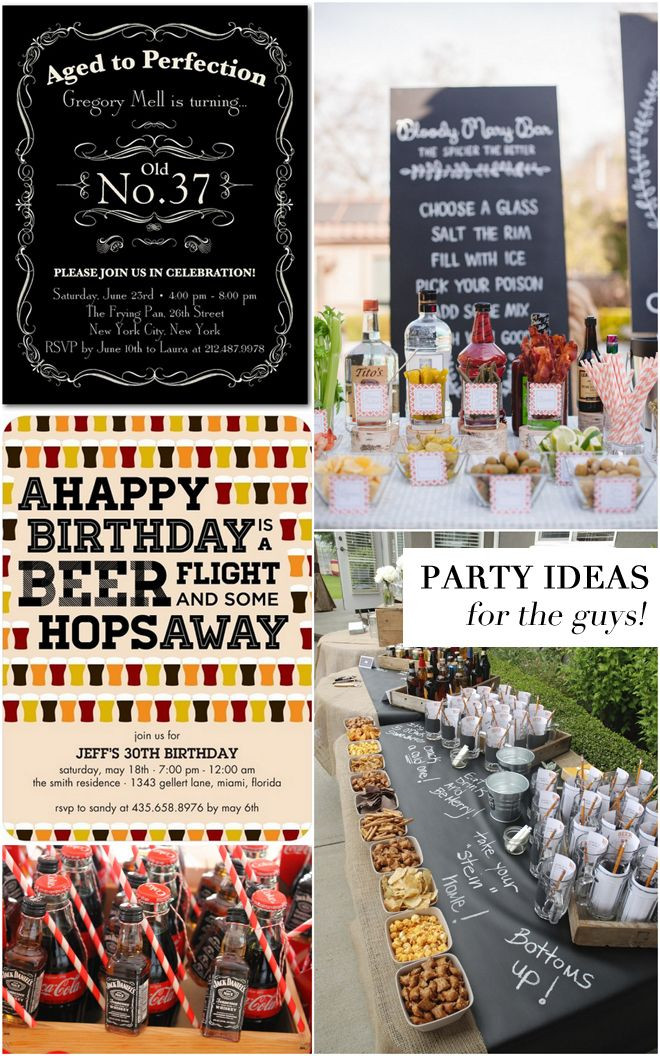 Fun Adult Birthday Party Ideas
 Since I have a lot of guys in my life aka sons etc this