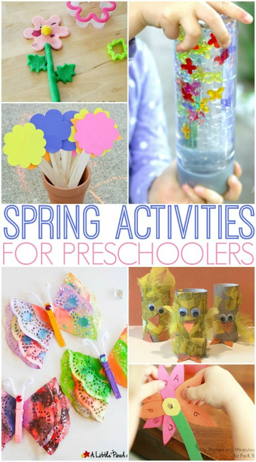 Fun Art Projects For Preschoolers
 Spring Activities for Preschoolers Pre K Pages