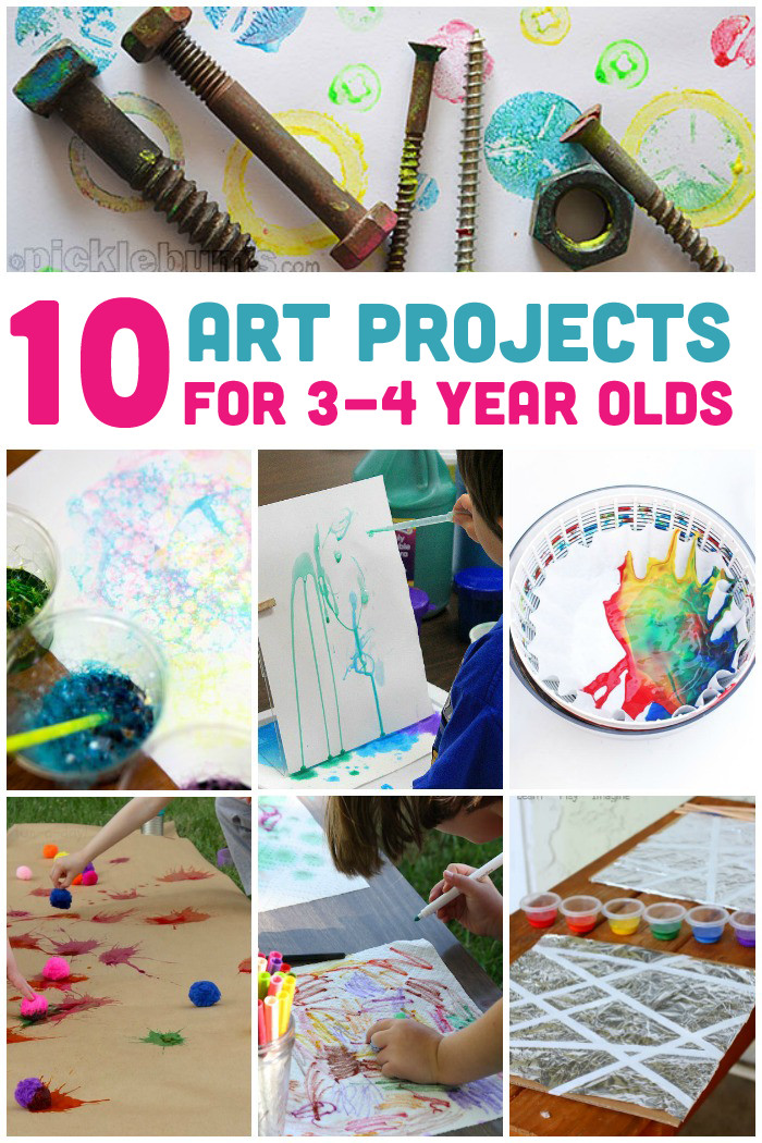 Fun Art Projects For Preschoolers
 10 Awesome Art Projects for 3 4 Year Olds