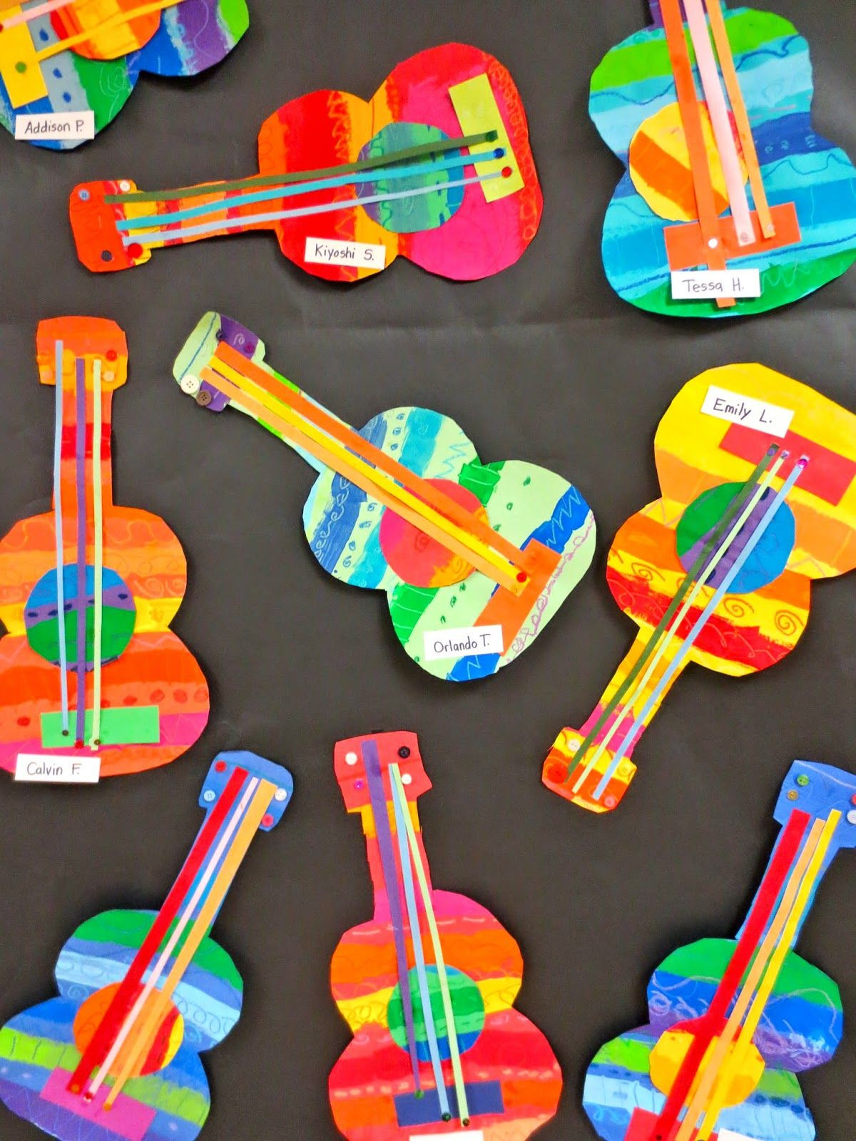 Fun Art Projects For Preschoolers
 this would be a cute idea for our end of the year show