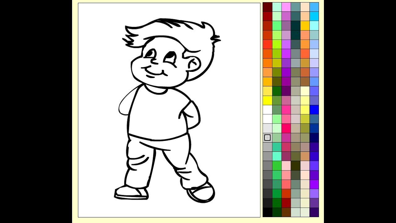 Fun Coloring Pages For Boys
 Boy Coloring Pages For Kids Boy Coloring Pages
