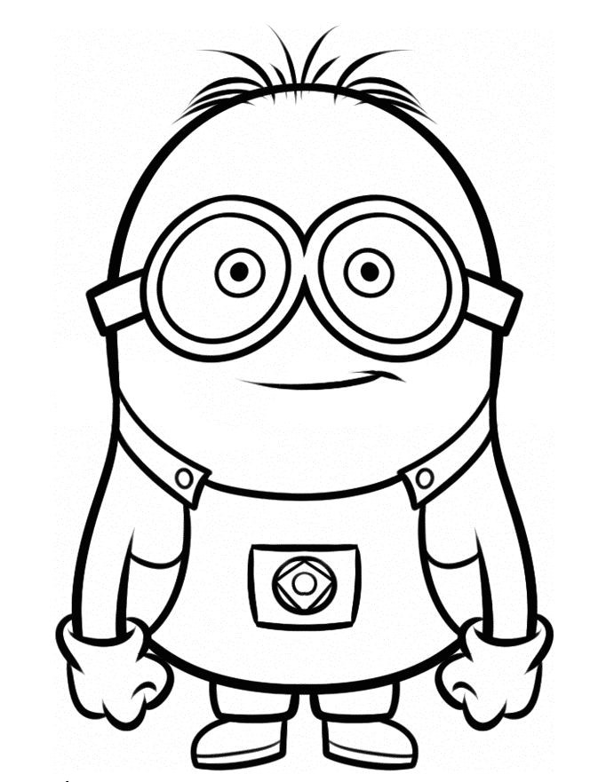 Fun Coloring Pages For Boys
 Despicable Me 2 Tom Googly Eyes Coloring Page