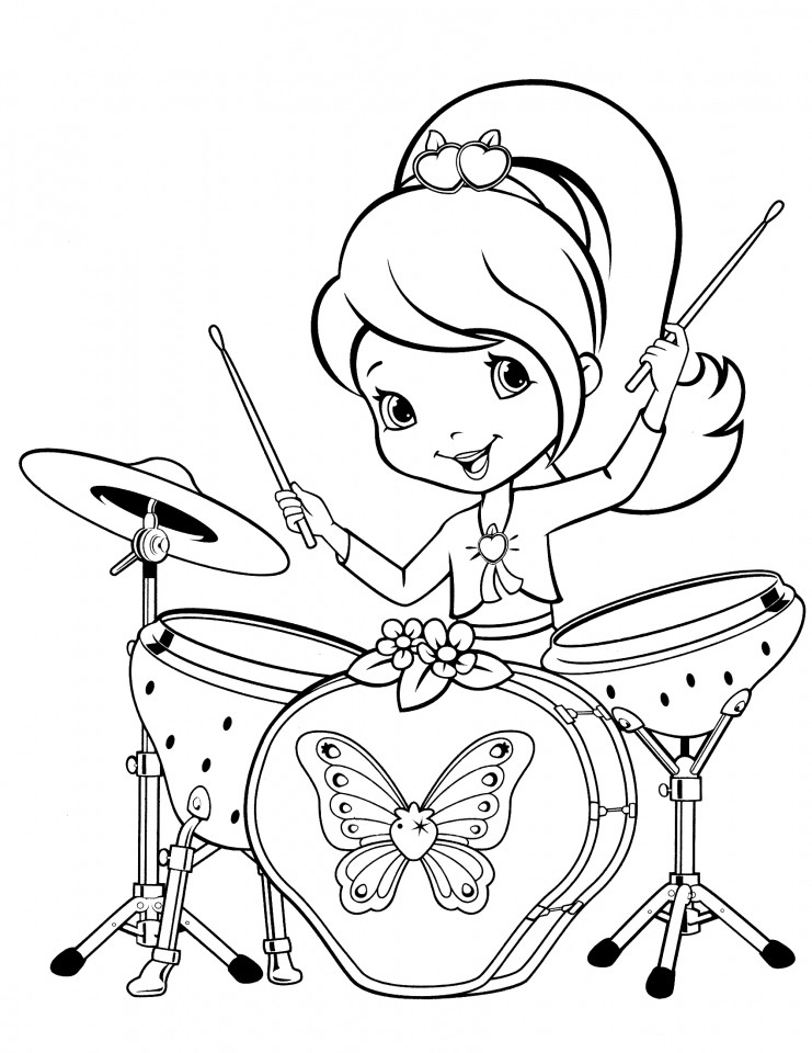 Fun Coloring Pages For Girls
 Get This Fun Strawberry Shortcake Coloring Pages for Girls