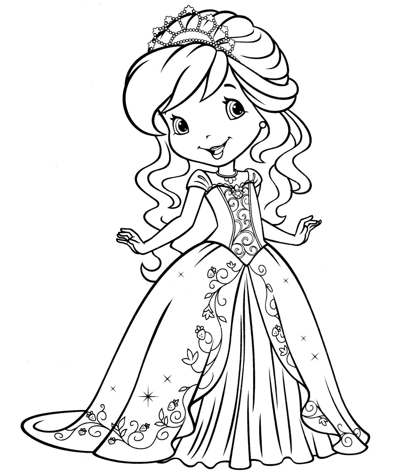 Fun Coloring Pages For Girls
 Girls Coloring Pages For Kids