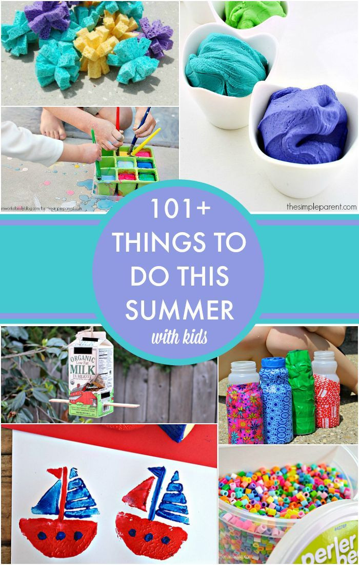 Fun Craft Activities For Kids
 Summer Bucket List for Kids 101 Things to Do