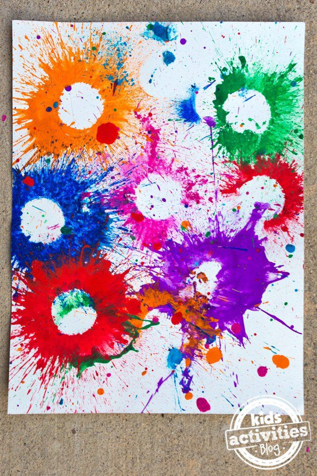 Fun Craft Activities For Kids
 Exploding Paint Bombs Activity