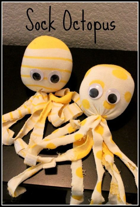 Fun Craft Activities For Kids
 Sock Octopus