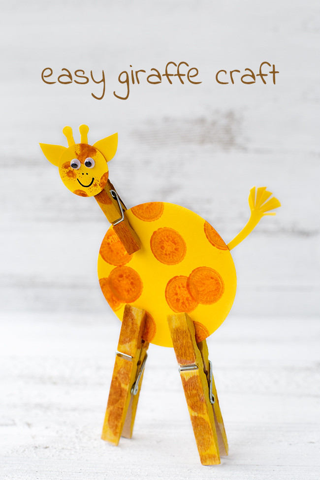 Fun Craft For Preschoolers
 Easy Giraffe Craft for Kids