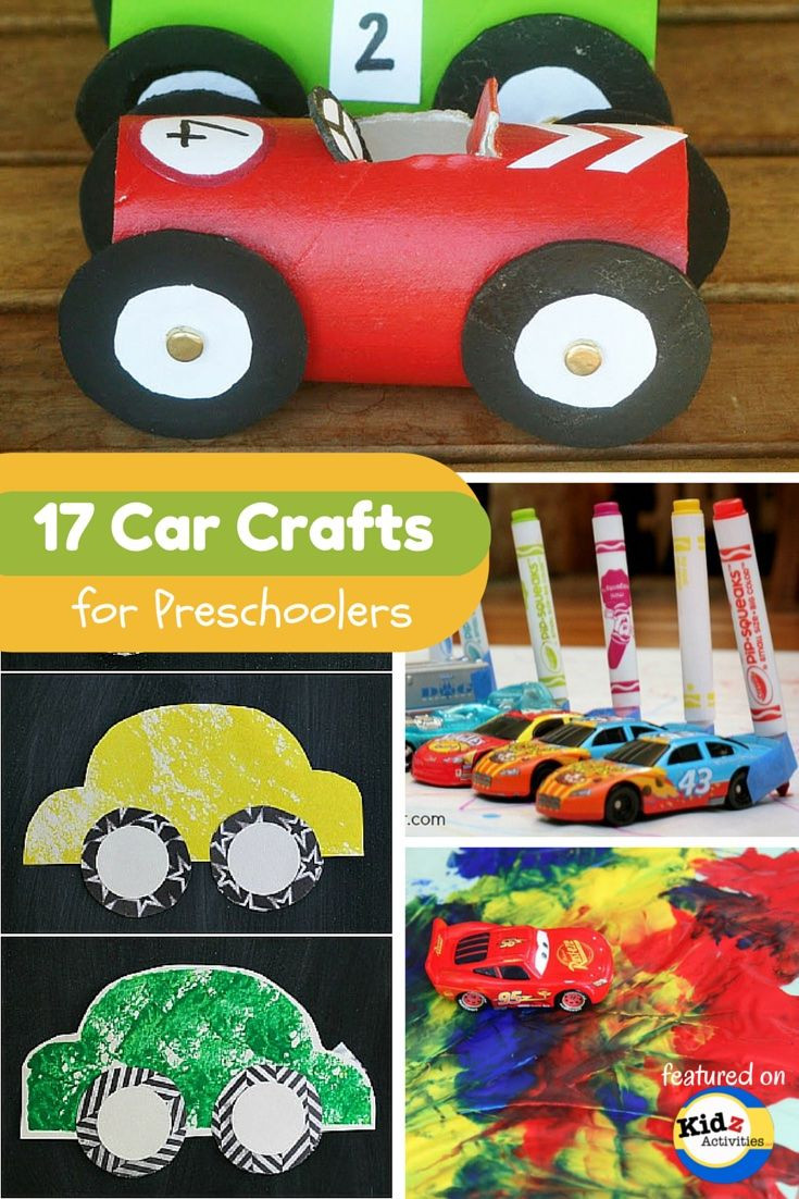 Fun Craft For Preschoolers
 Car Crafts for Preschoolers featured on Kidz Activities
