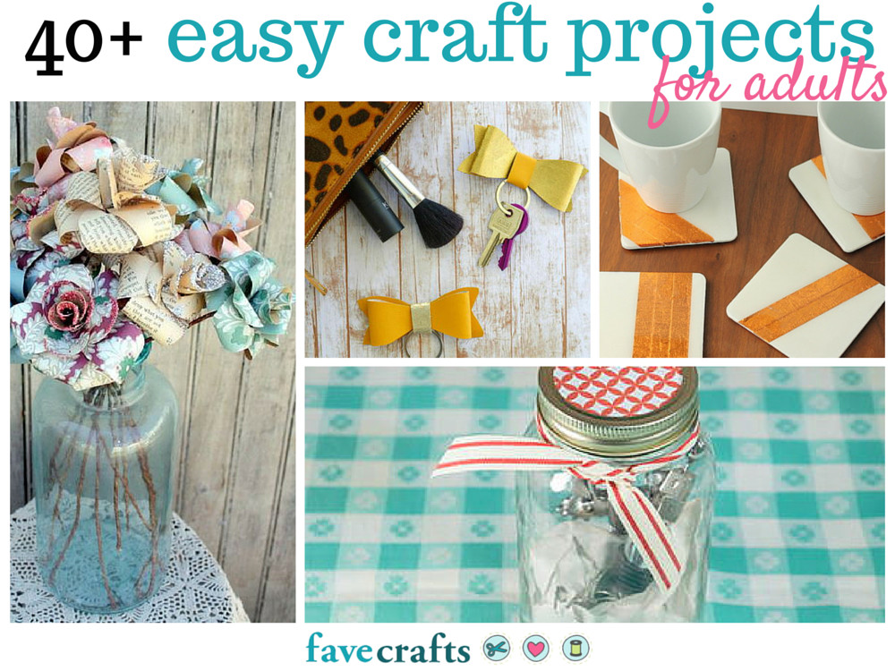 Fun Crafts For Adults
 44 Easy Craft Projects For Adults