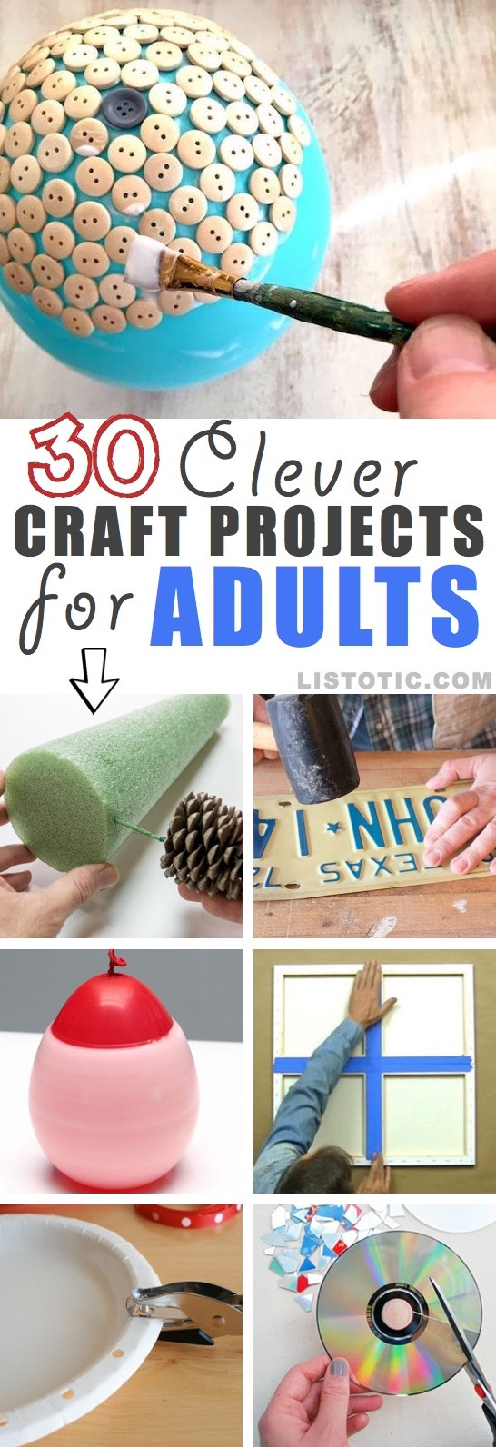 Fun Crafts For Adults
 30 Easy Craft Ideas That Will Spark Your Creativity DIY
