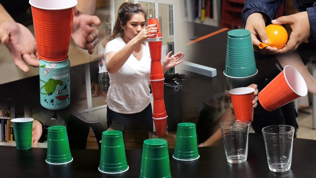 Fun For Adults
 8 Fun & Cheap Party Games with Cups Minute to Win It