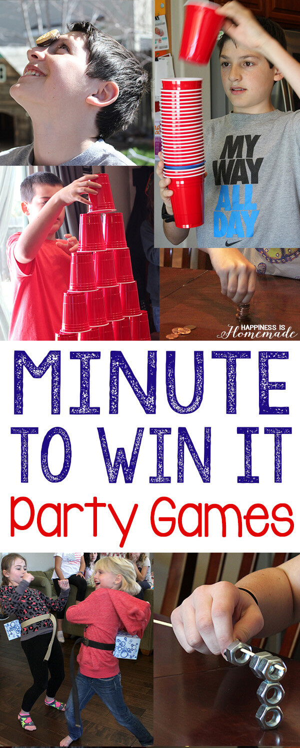Fun For Adults
 10 Awesome Minute to Win It Games Happiness is Homemade