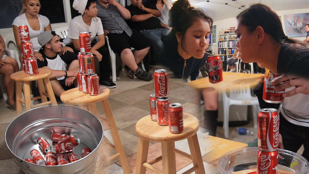 Fun For Adults
 5 Fun Party Games With Soda Cans DIY Minute to Win It