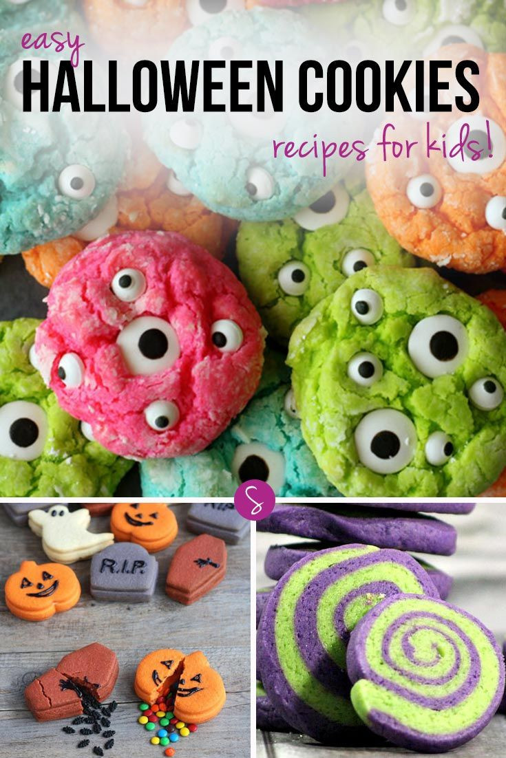 Fun Halloween Recipes For Kids
 Easy Halloween Cookie Recipes for Kids Super simple but