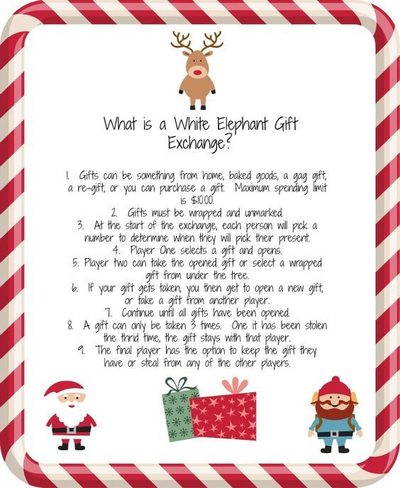 Fun Holiday Gift Exchange Ideas
 White Elephant Gift Exchange A fun idea for an office