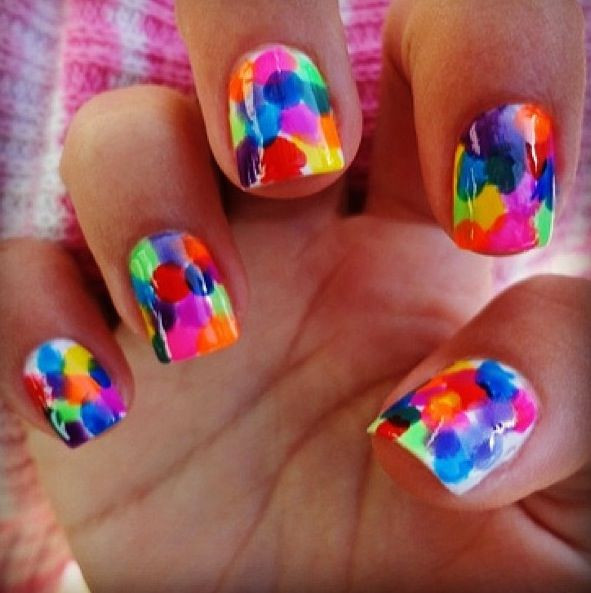 Fun Nail Ideas
 25 Cool Colorful Nail Art Ideas Style Motivation