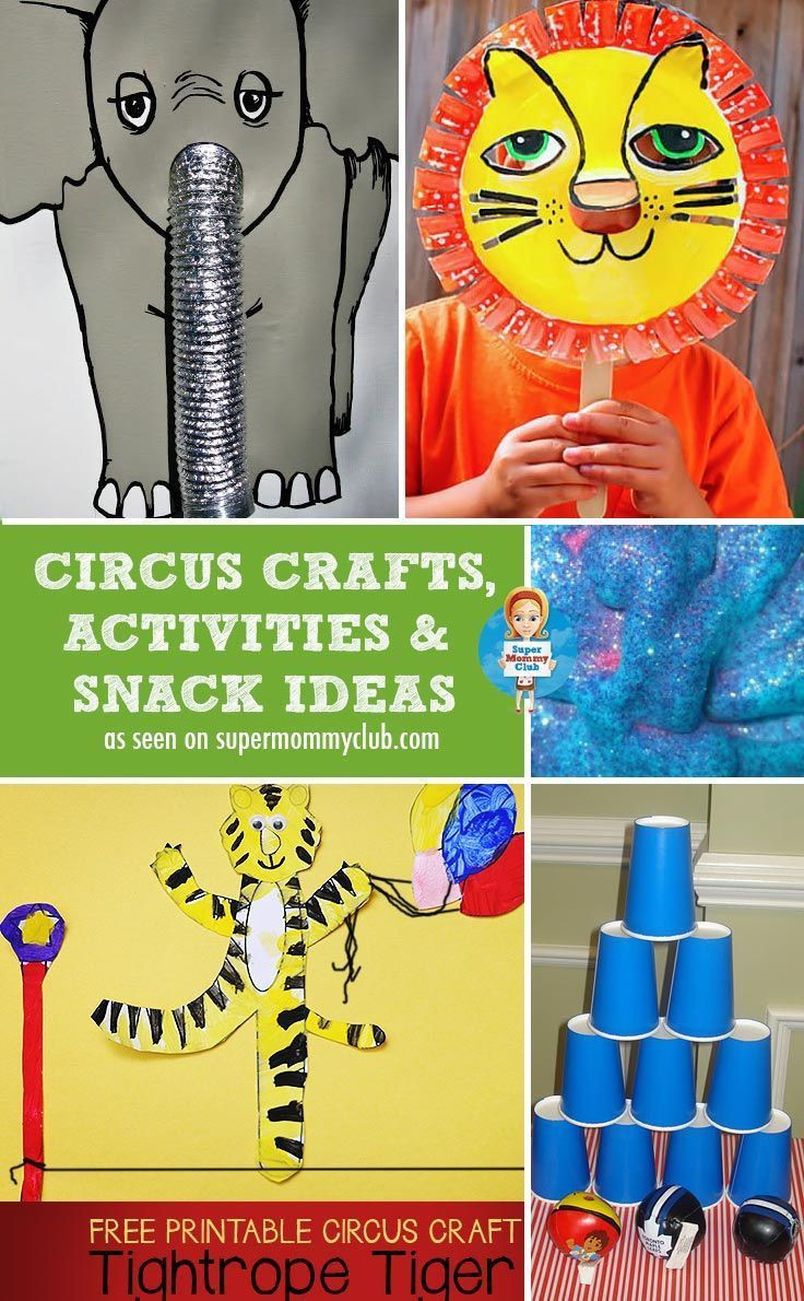 Fun Preschool Crafts
 Brilliant Circus Crafts Your Toddlers will LOVE