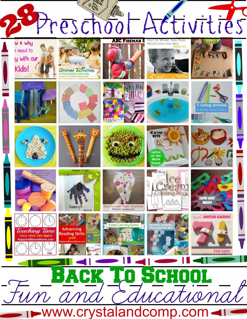 Fun Preschool Crafts
 28 Fun and Educational Preschool Activities For Back To
