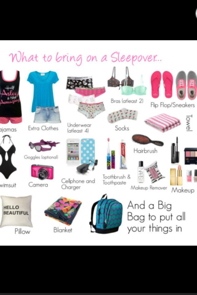 Fun Things To Do At A Birthday Party
 What you need at a Sleepover
