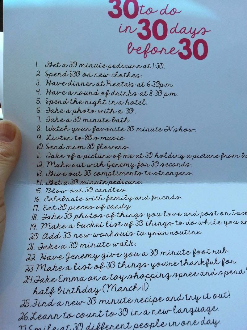 Fun Things To Do At A Birthday Party
 30th birthday 30 things to do in 30 days before turning