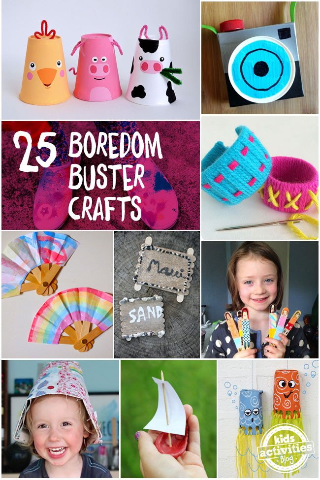Fun Things To Make With Kids
 "Mom I m Bored" 25 Summer Boredom Buster Crafts