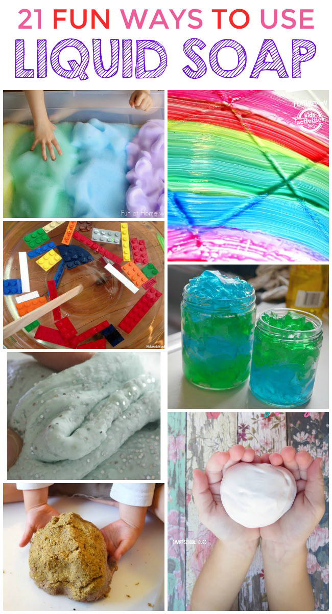 Fun Things To Make With Kids
 21 Super Cool Things To Make With Liquid Soap