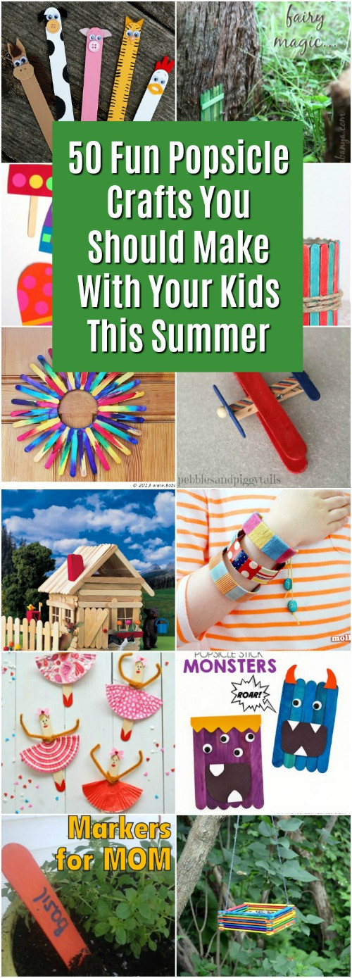Fun Things To Make With Kids
 50 Fun Popsicle Crafts You Should Make With Your Kids This