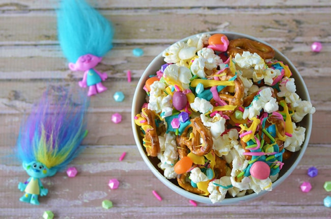 Fun Troll Movie Party Food Ideas
 Craft Create Cook Troll Party Snack Mix Craft Create Cook