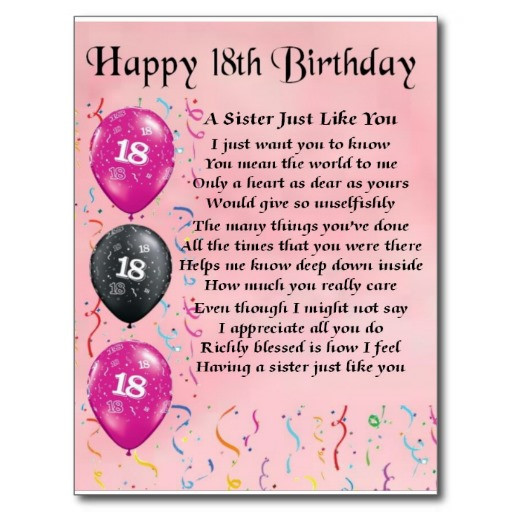 Funny 18Th Birthday Quotes
 18th Birthday Poems Quotes QuotesGram