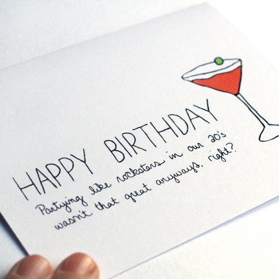 Funny 30th Birthday Wishes
 Funny Birthday Card Birthday Card For Friend 30th by