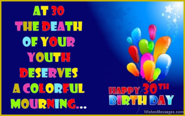 Funny 30th Birthday Wishes
 30th Birthday Quotes For Daughter QuotesGram