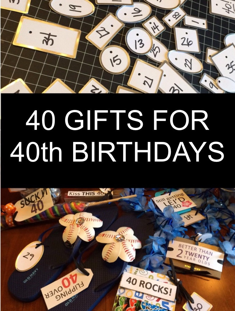Funny 40th Birthday Gifts
 40 Gifts for 40th Birthdays Little Blue Egg