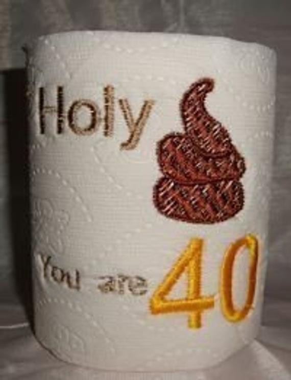Funny 40th Birthday Gifts
 40th Birthday Gag Gift Funny Toilet paper