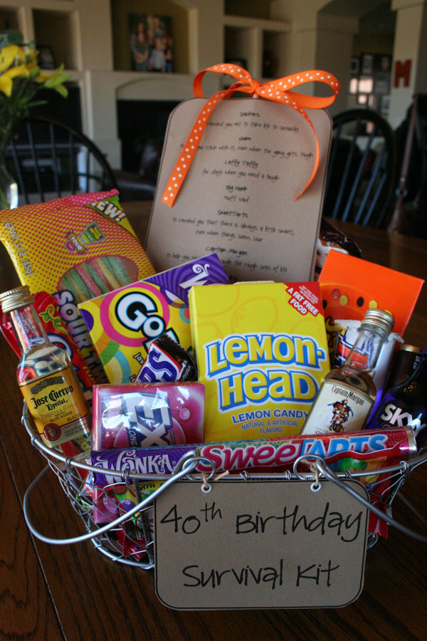 Funny 40th Birthday Gifts
 40th Birthday Survival Kit Such the Spot