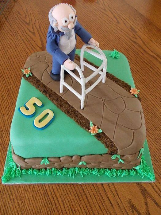 Funny 60th Birthday Cakes
 e foot in the grave That takes the CAKE