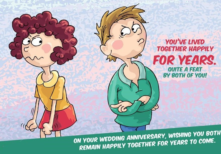 Funny Anniversary Quotes For Friends
 Cute & Funny Marriage or Wedding Anniversary Wishes