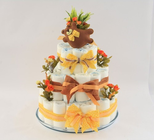 Funny Baby Gift Ideas
 DIY Diaper Cake for Baby Shower