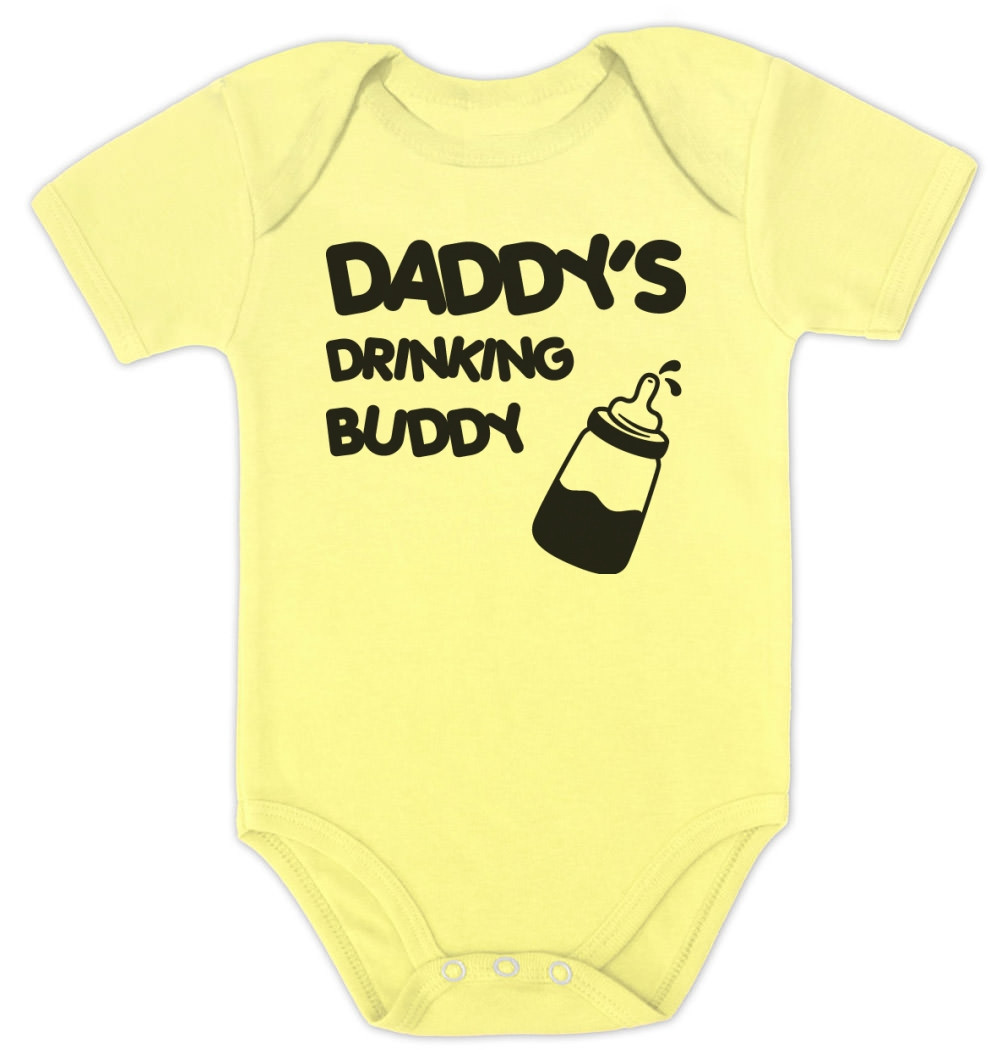 Funny Baby Gift Ideas
 Daddy s Drinking Buddy Baby Bodysuit Baby Shower Gift Idea