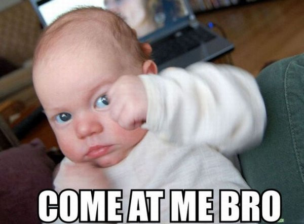 Funny Baby Pics With Quotes
 40 Best Cute Funny Baby Memes