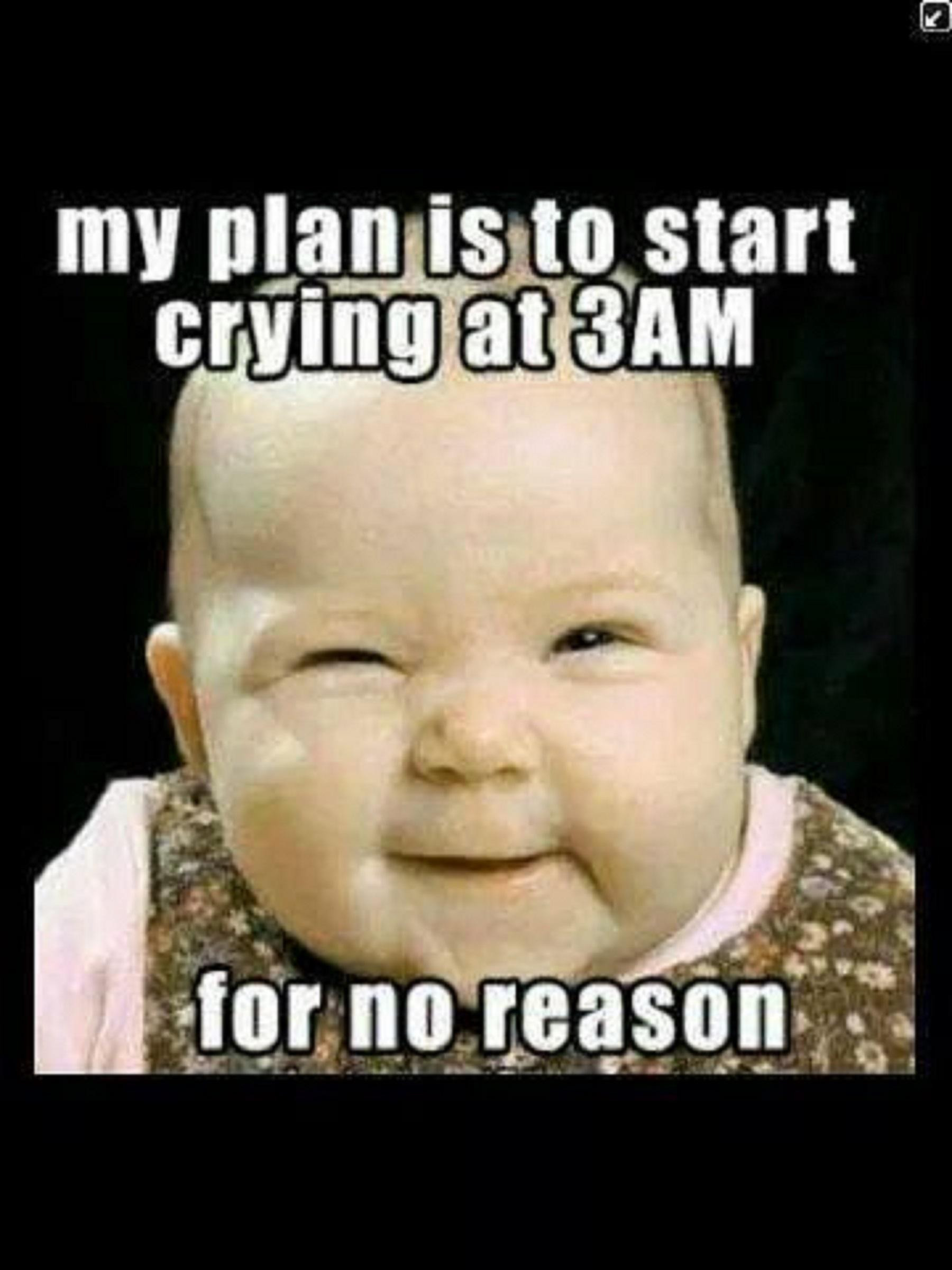 Funny Baby Pics With Quotes
 Funny Quotes About Crying Babies QuotesGram
