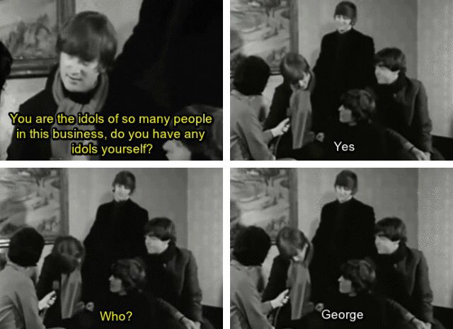 Funny Beatles Quotes
 George ting some well deserved honoring in 2019