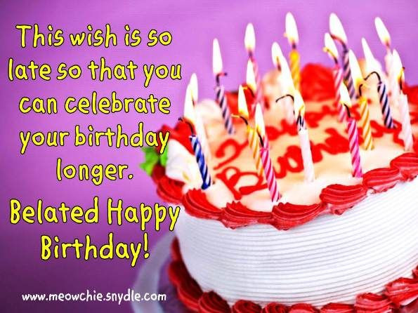 Funny Belated Birthday Quotes
 Happy Belated Birthday Wishes Quotes QuotesGram