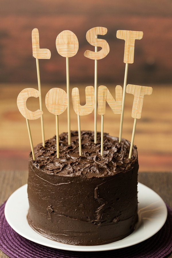 Funny Birthday Cake Pics
 Lost count cake topper • A Subtle Revelry